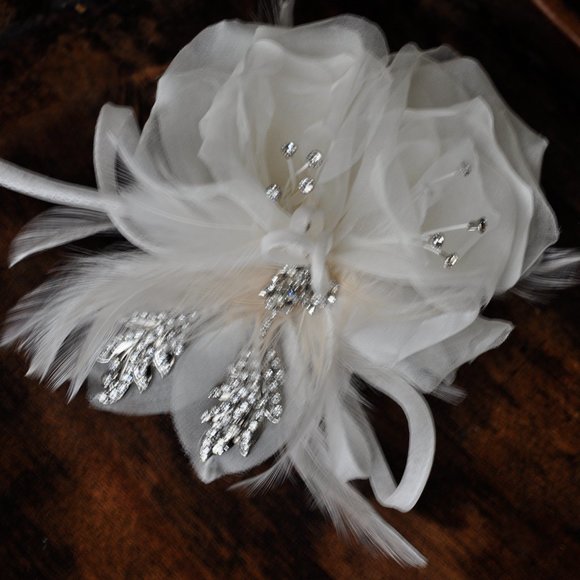 Maria Elena WEDDING Hair + Pin Combination Piece /  Swarovski Crystals main image 6